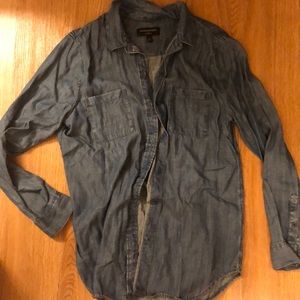 Jean button up shirt